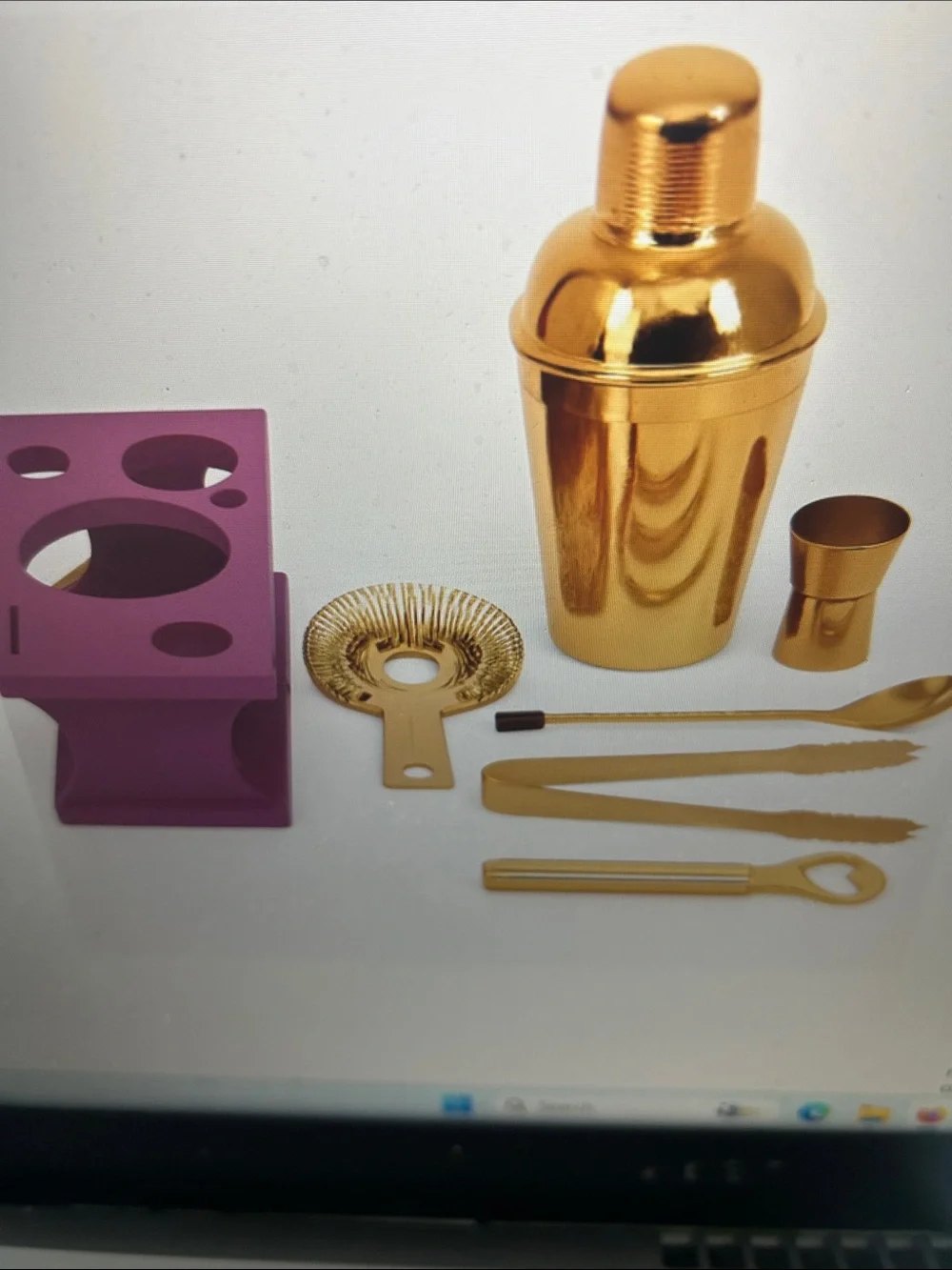 ASHLAND GOLD BAR TOOL 7 PC SET NWT